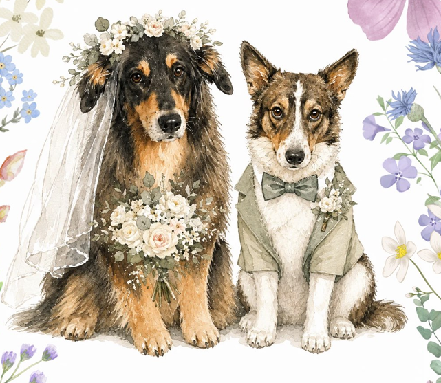 Unsere beiden Hunde